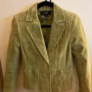 Women’s Alfani Lime Green Suede Blazer